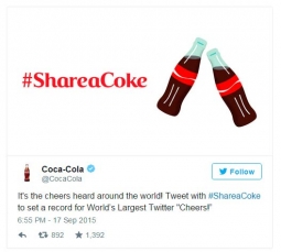 Coca-Colа получила персональный эмоджи в Twitter Coca-Colа получила персональный эмоджи в Twitter