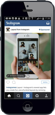 Официальная реклама в Instagram