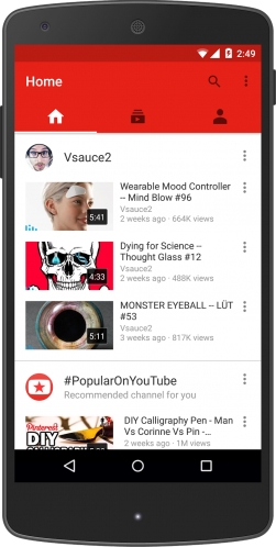 Встречайте новую версию мобильного приложения YouTube Встречайте новую версию мобильного приложения YouTube
